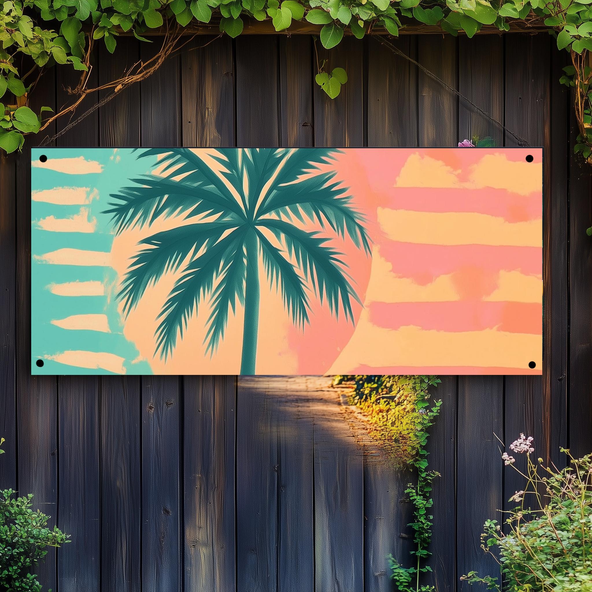 Tuinposter Palmboom van 25 Artstreet