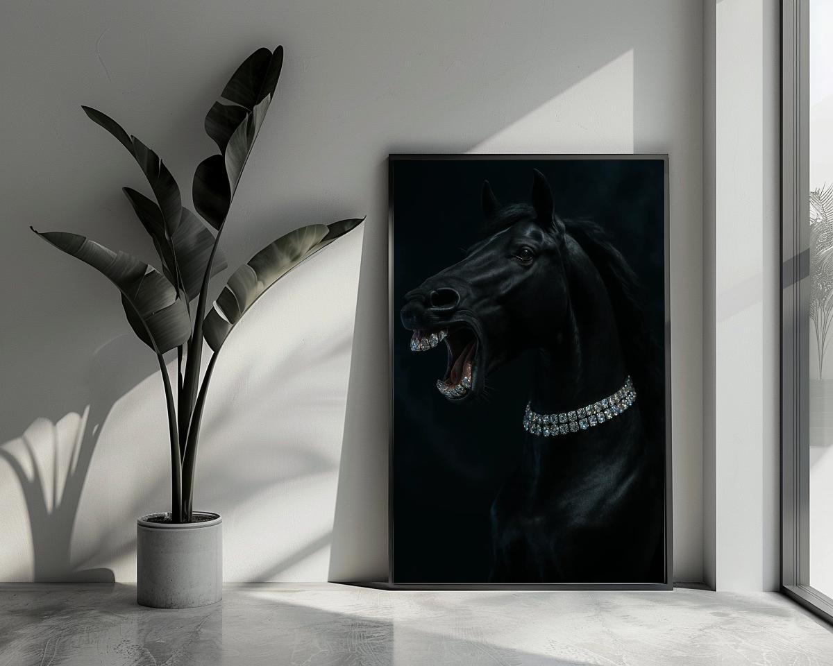 Horse Diamonds poster van 25 Artstreet