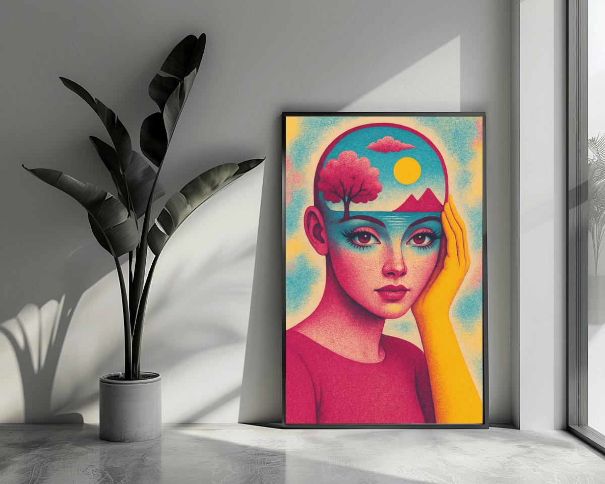 Portrait Surreal poster van 25 Artstreet