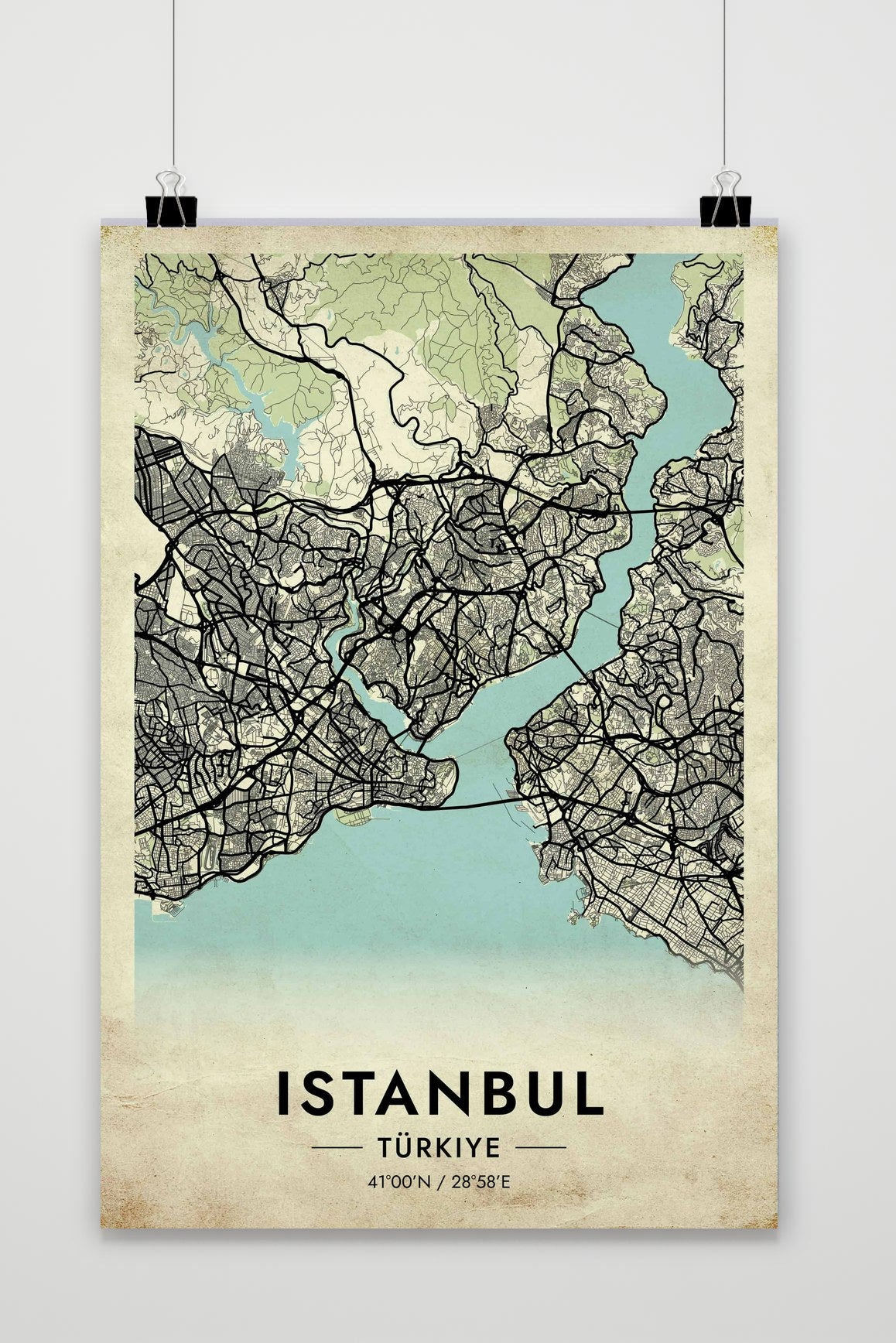 Istanbul Turkey Vintage poster van 25 Artstreet