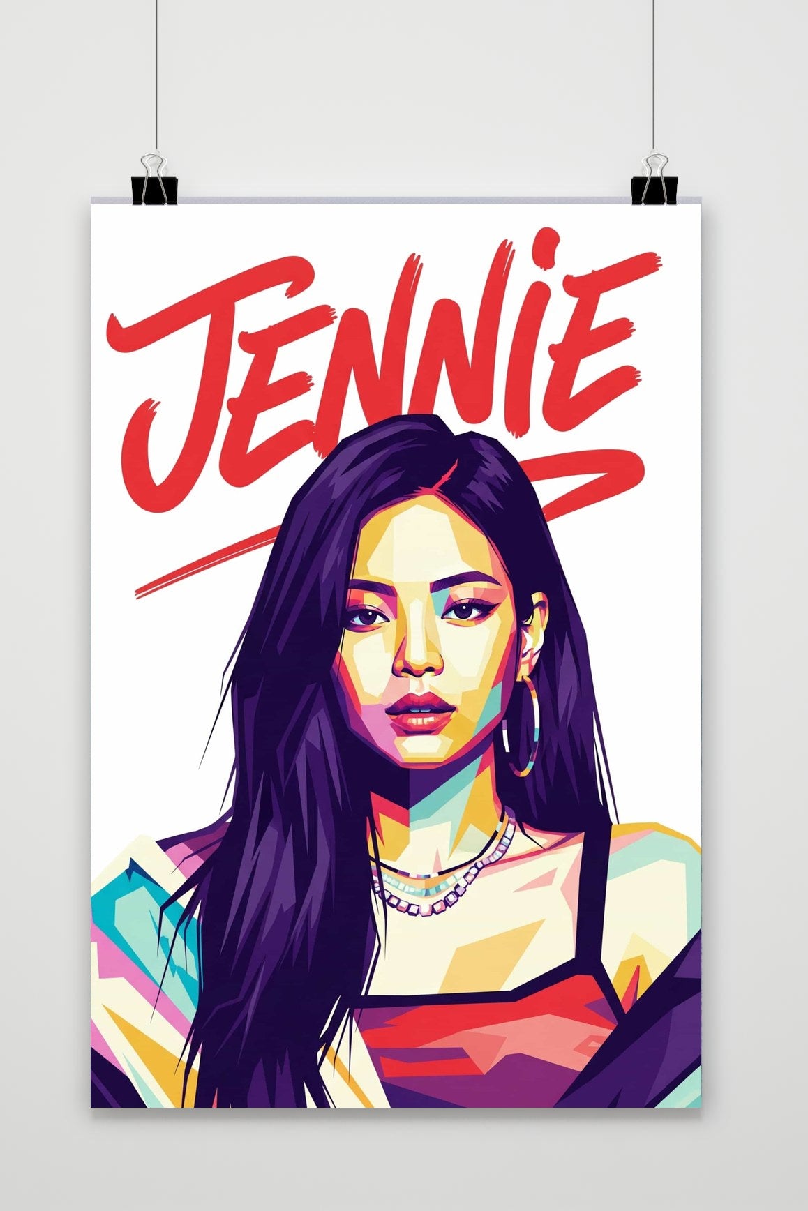JENNIE BLACKPINK Pop Art poster van 25 Artstreet