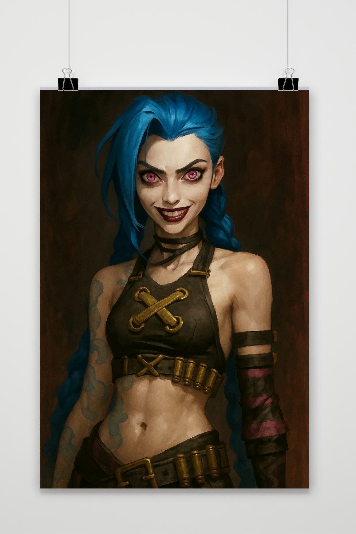 Jinx League of Legends poster van 25 Artstreet