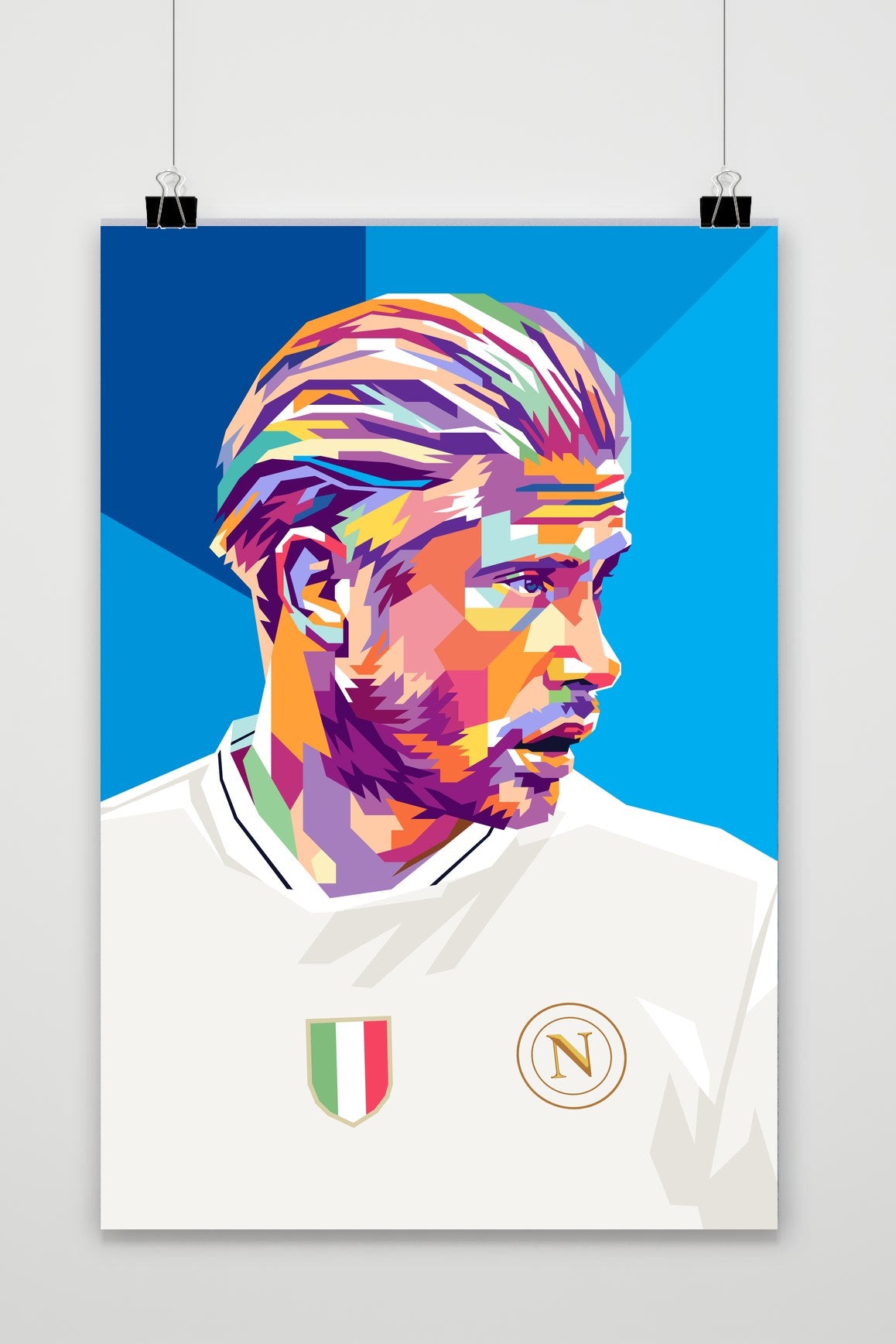 Kevin De Bruyne Napoli poster van 25 Artstreet