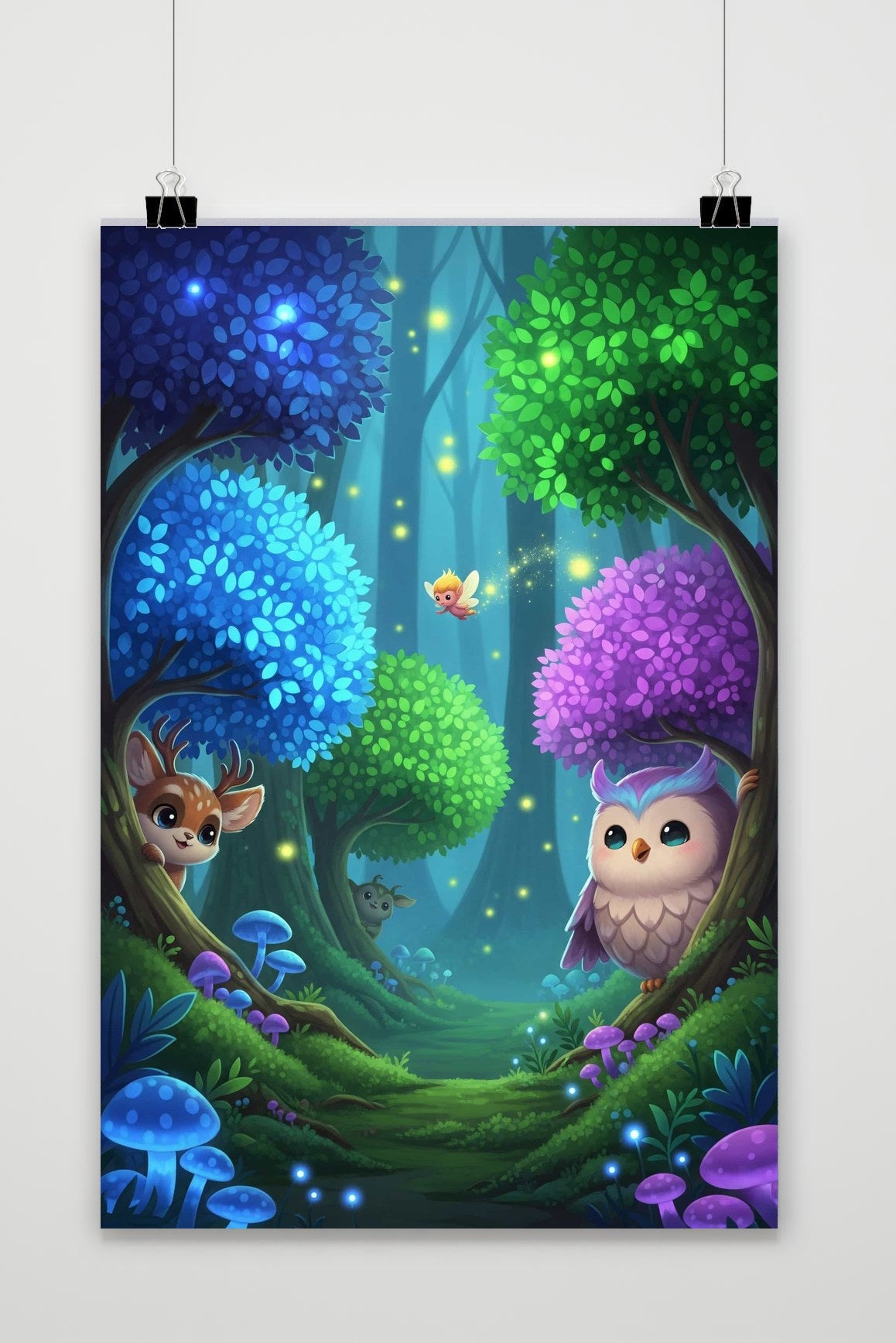 Magical Forest Animals poster van 25 Artstreet