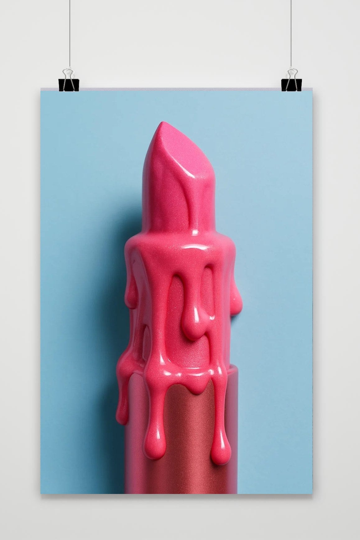 Melted Lipstick poster van 25 Artstreet