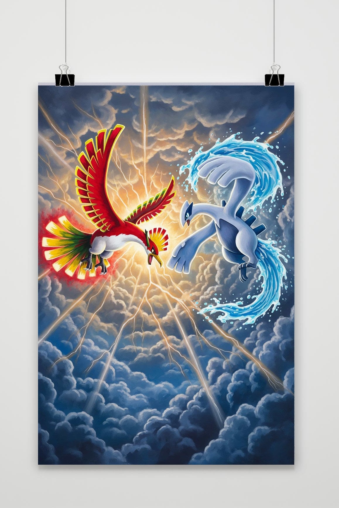 Pokemon Lugia Ho-oh poster van 25 Artstreet