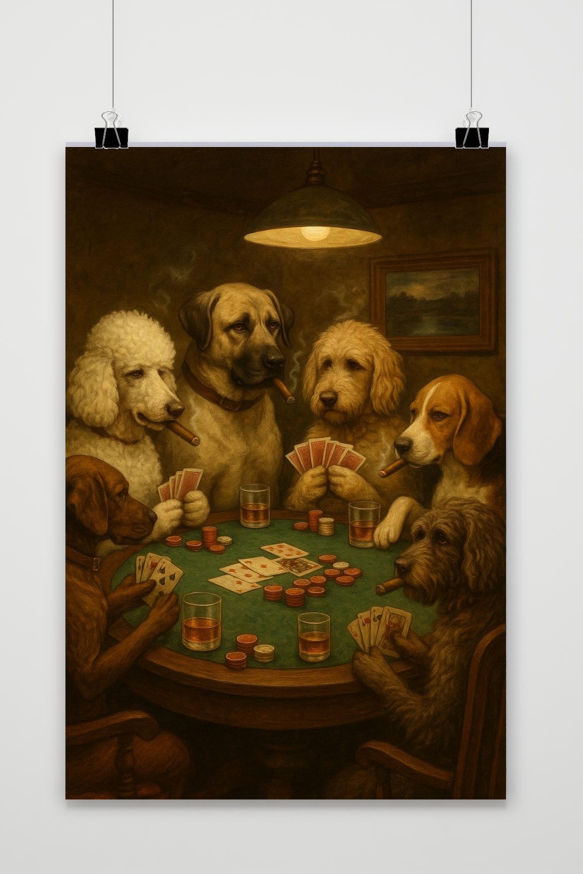 Poker Dogs poster van 25 Artstreet