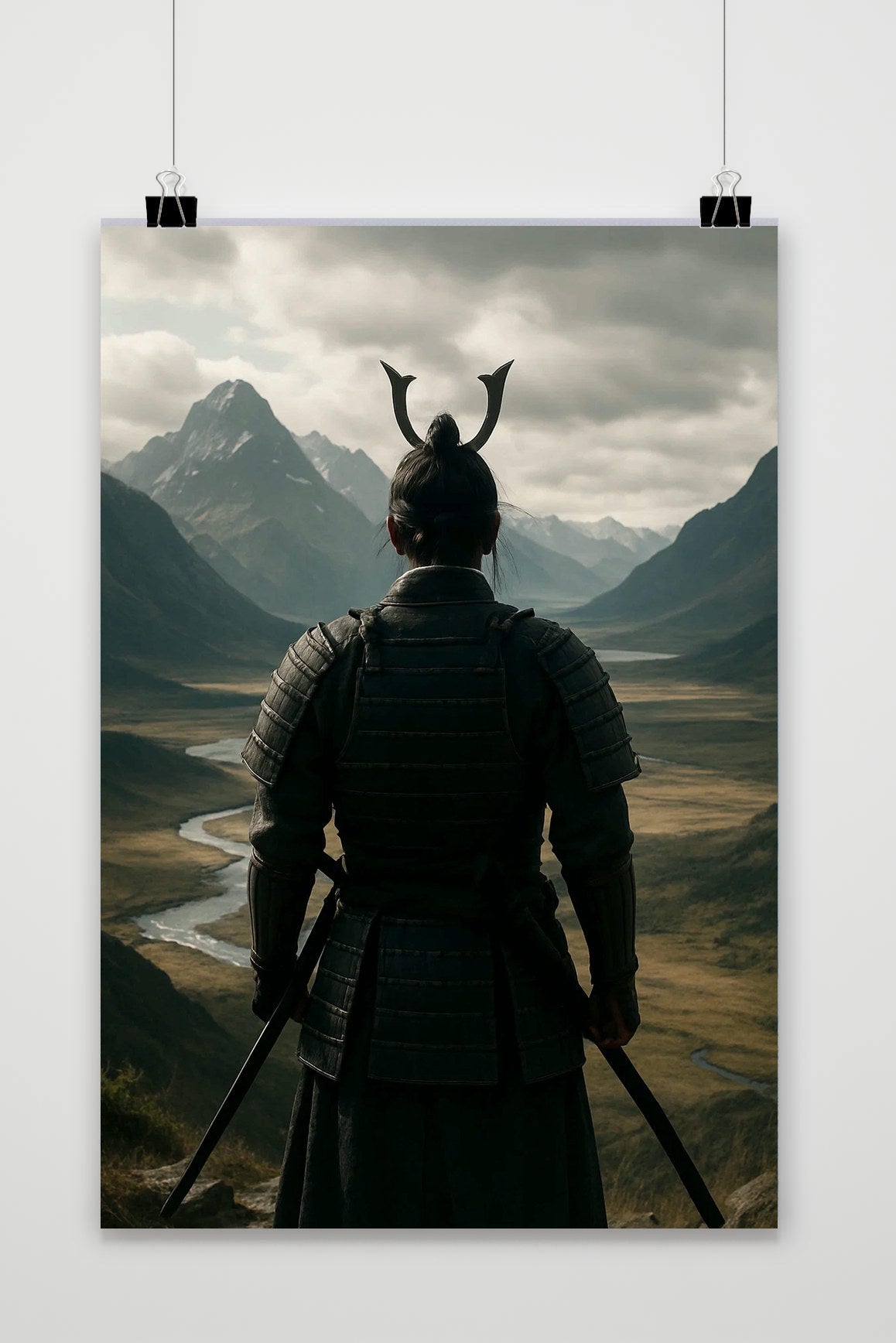 Samurai Landscape poster van 25 Artstreet