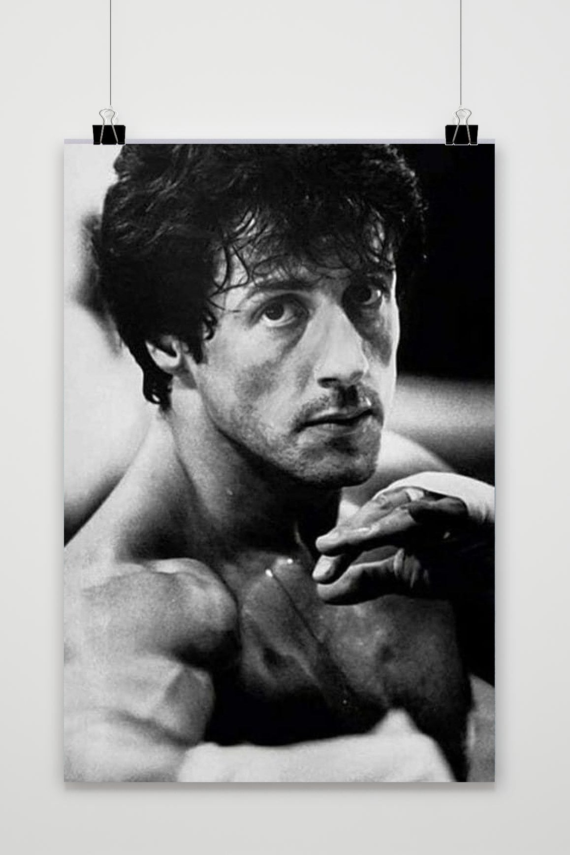 Sylvester Stallone Rocky B&W poster van 25 Artstreet