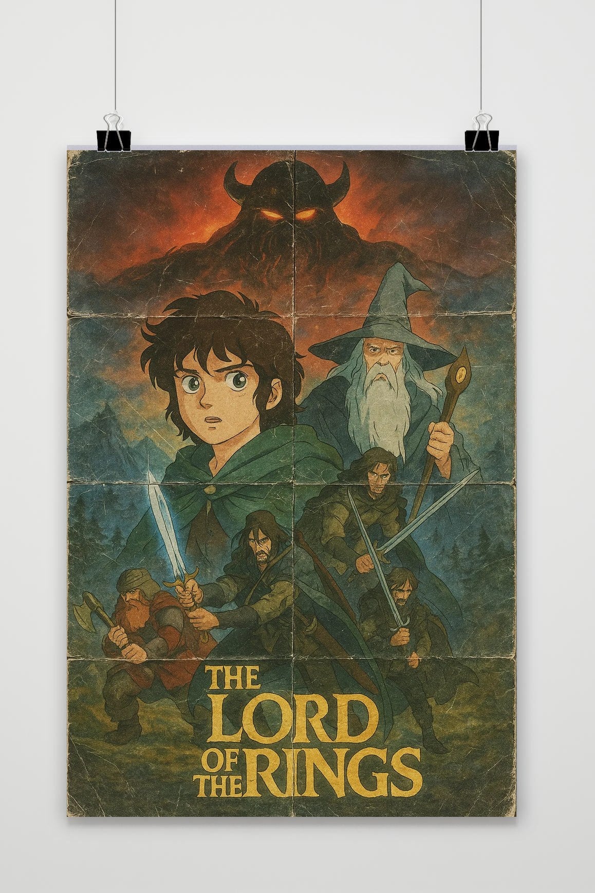 The Lord of the Rings Cartoon poster van 25 Artstreet