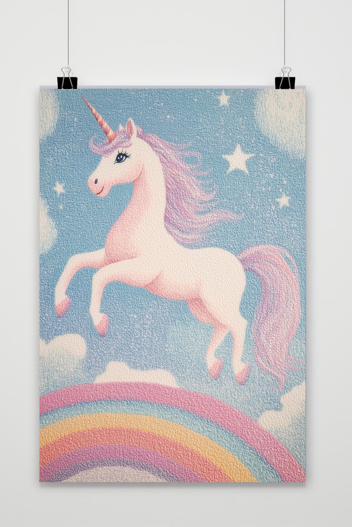 Unicorn Rainbow poster van 25 Artstreet