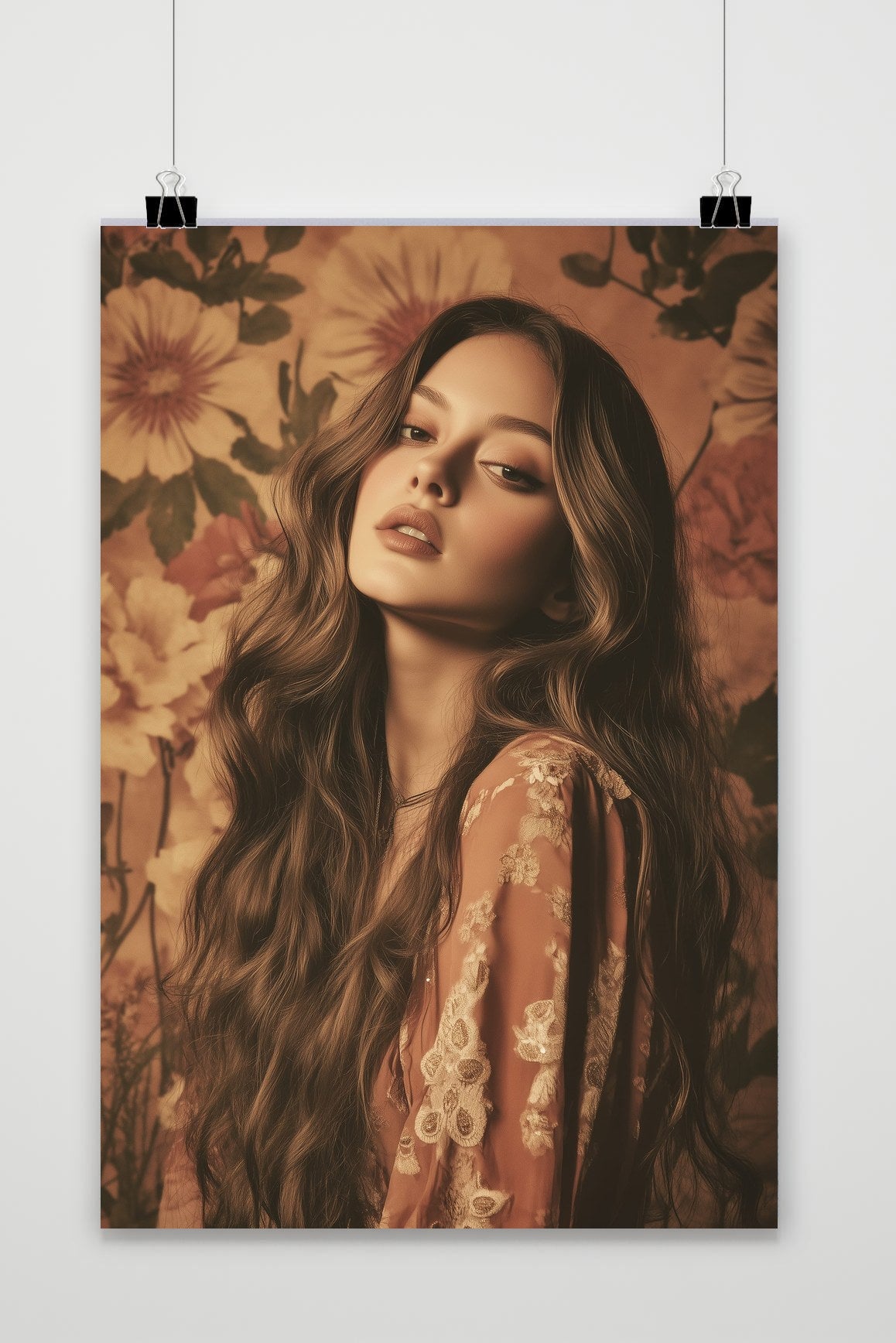 Vintage Girl poster van 25 Artstreet