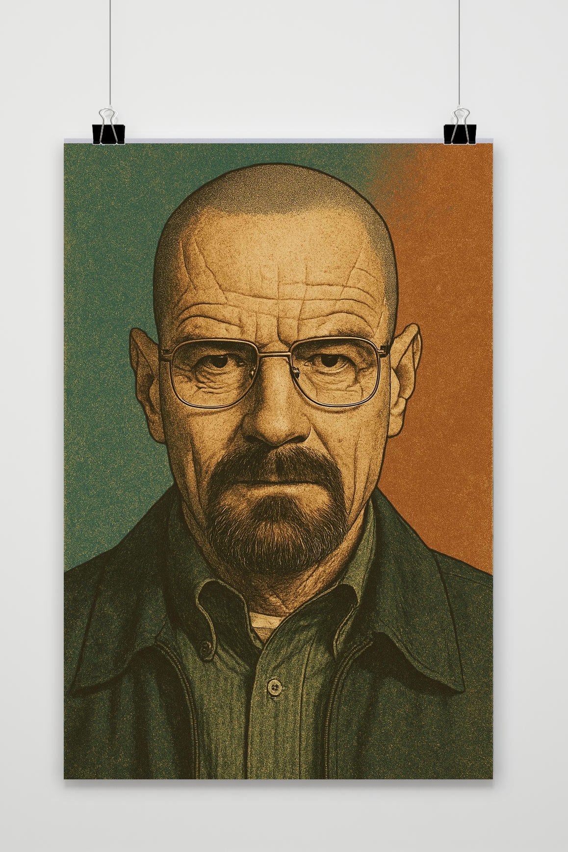 Walter White Breaking Bad poster van 25 Artstreet