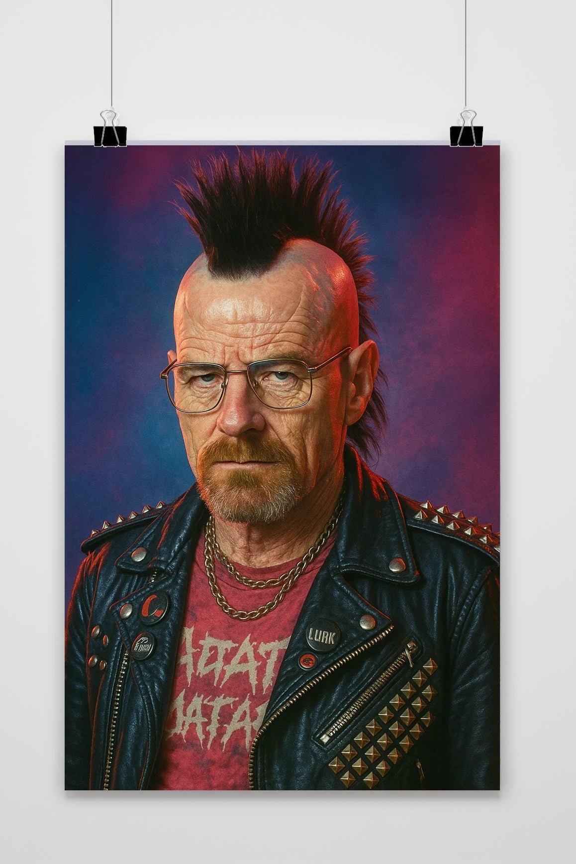 Walter White Punk Breaking Bad poster van 25 Artstreet