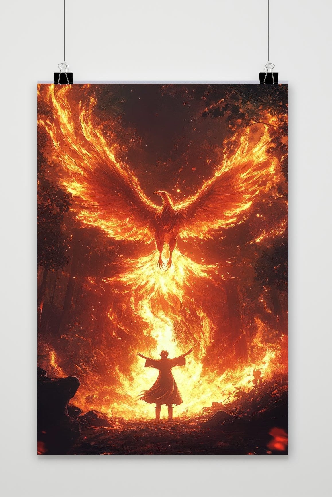 Wizard Phoenix poster van 25 Artstreet