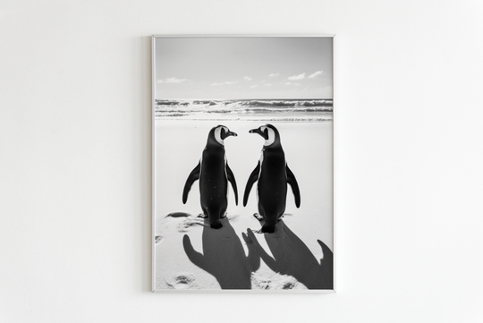 Pinguine zusammen