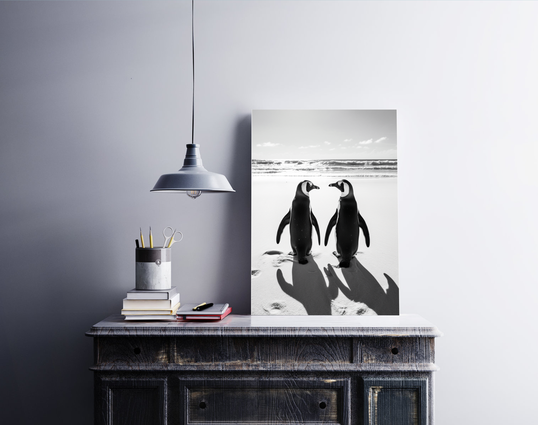 Pinguine zusammen