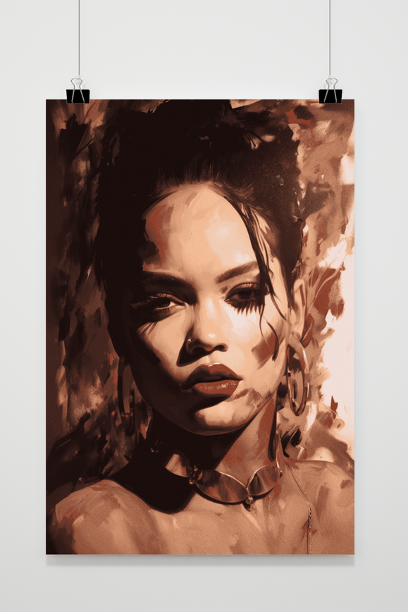 Póster Rihanna Navy