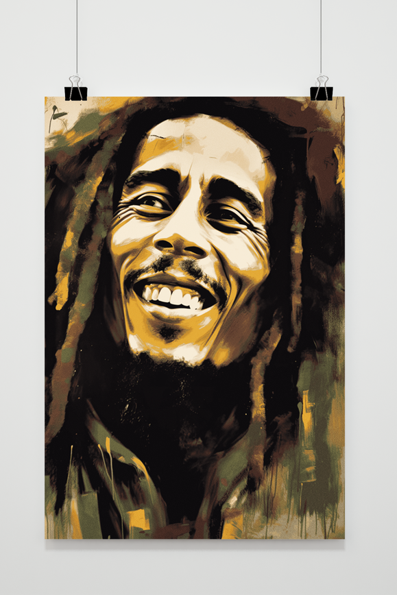 Affiche Bob Marley Portrait