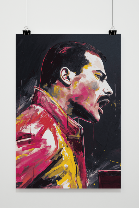 Póster Freddie Mercury de 25 Artstreet