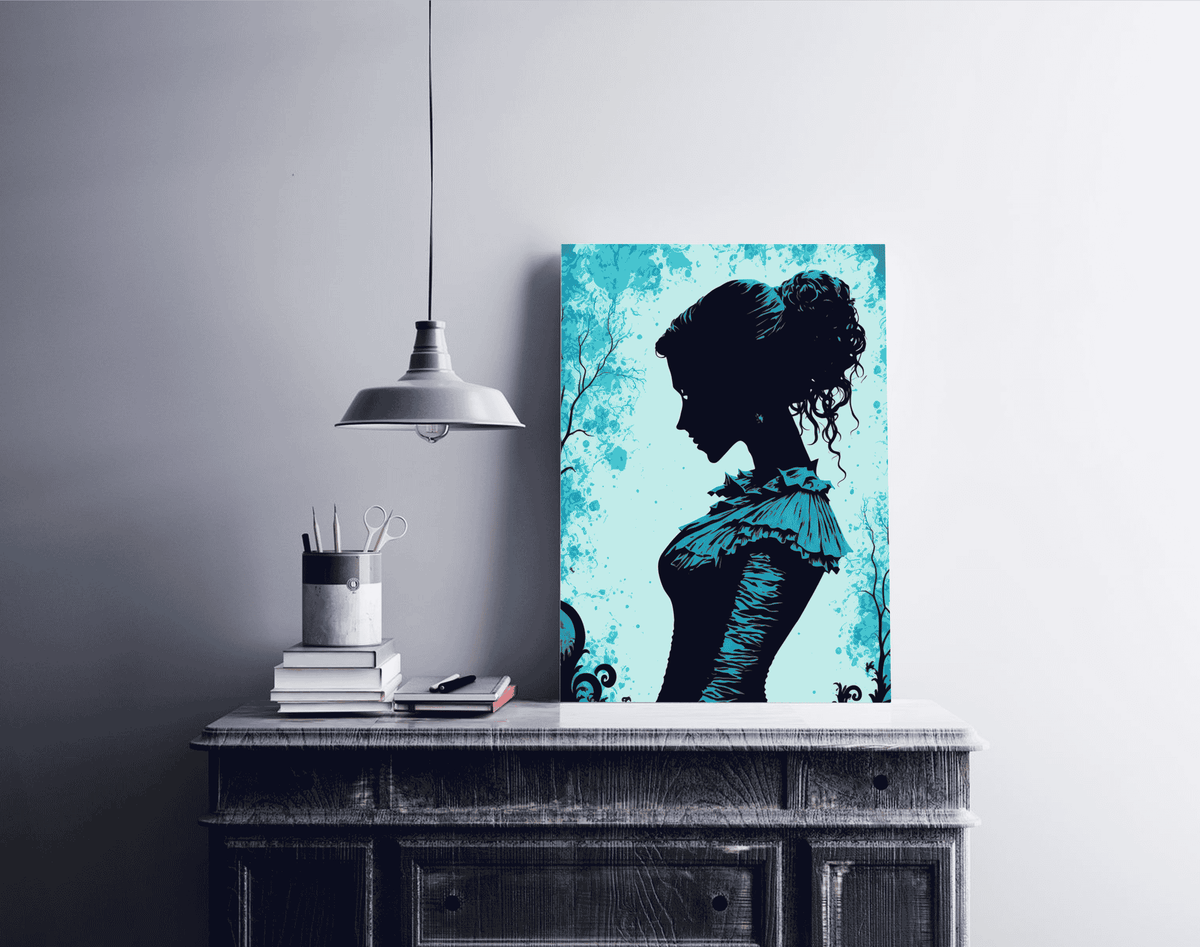 Mujer en la Naturaleza en un interior
