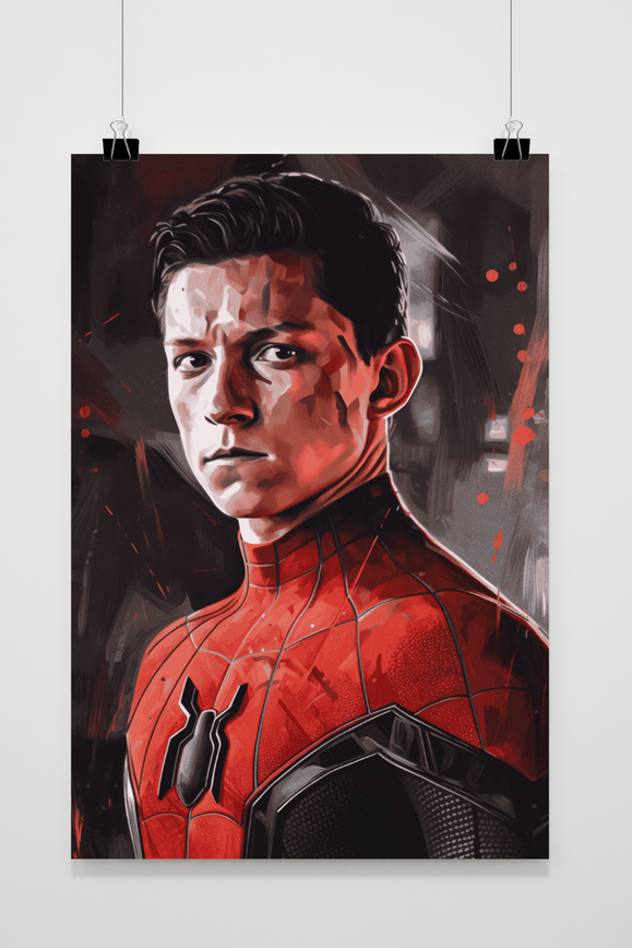Póster Spiderman Tom Holland de 25 Artstreet