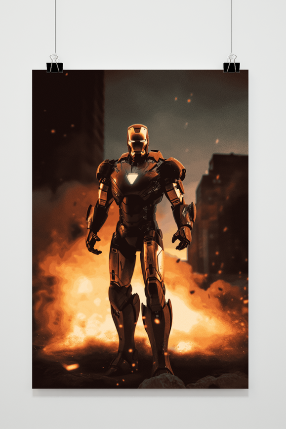 Póster Iron Man Poster de 25 Artstreet