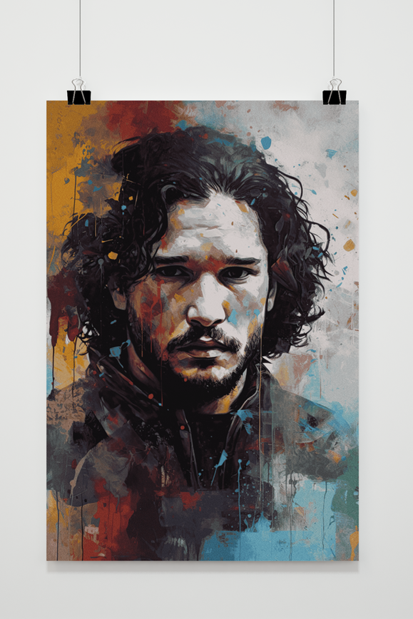 Póster Jon Snow Abstract