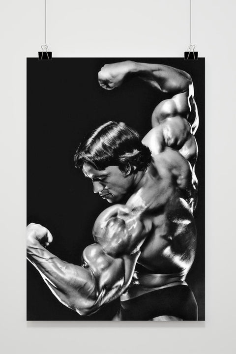 Póster Arnold Schwarzenegger Bodybuilder Actor Politics Film