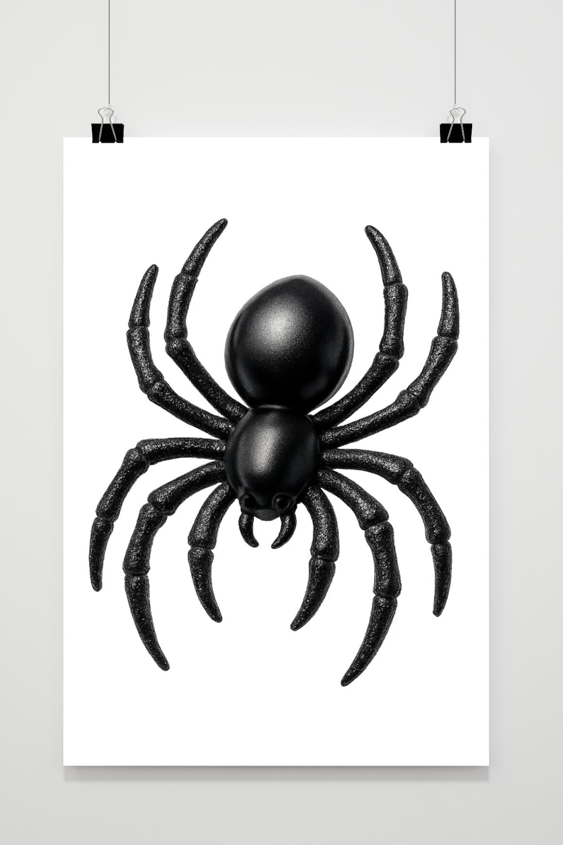 Black Spider Minimalist in interieur