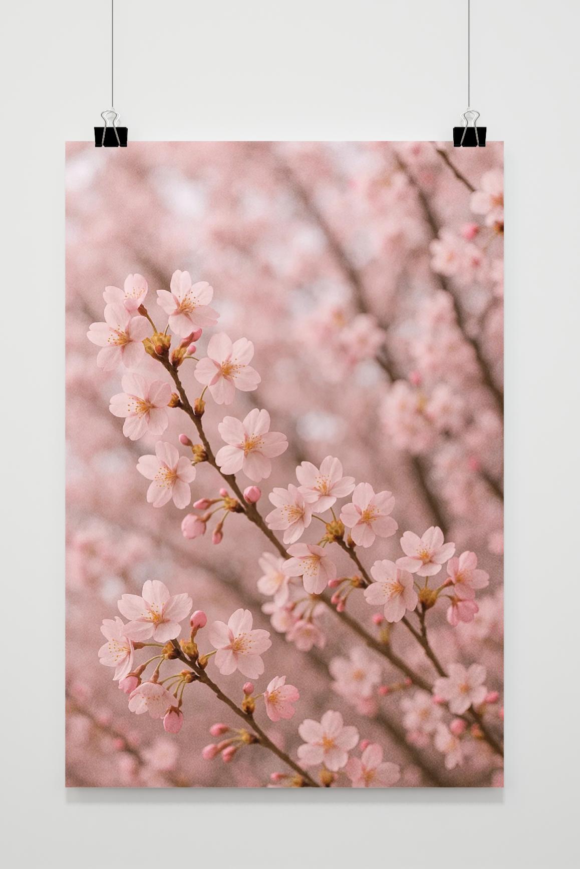 Cherry Blossoms poster van 25 Artstreet