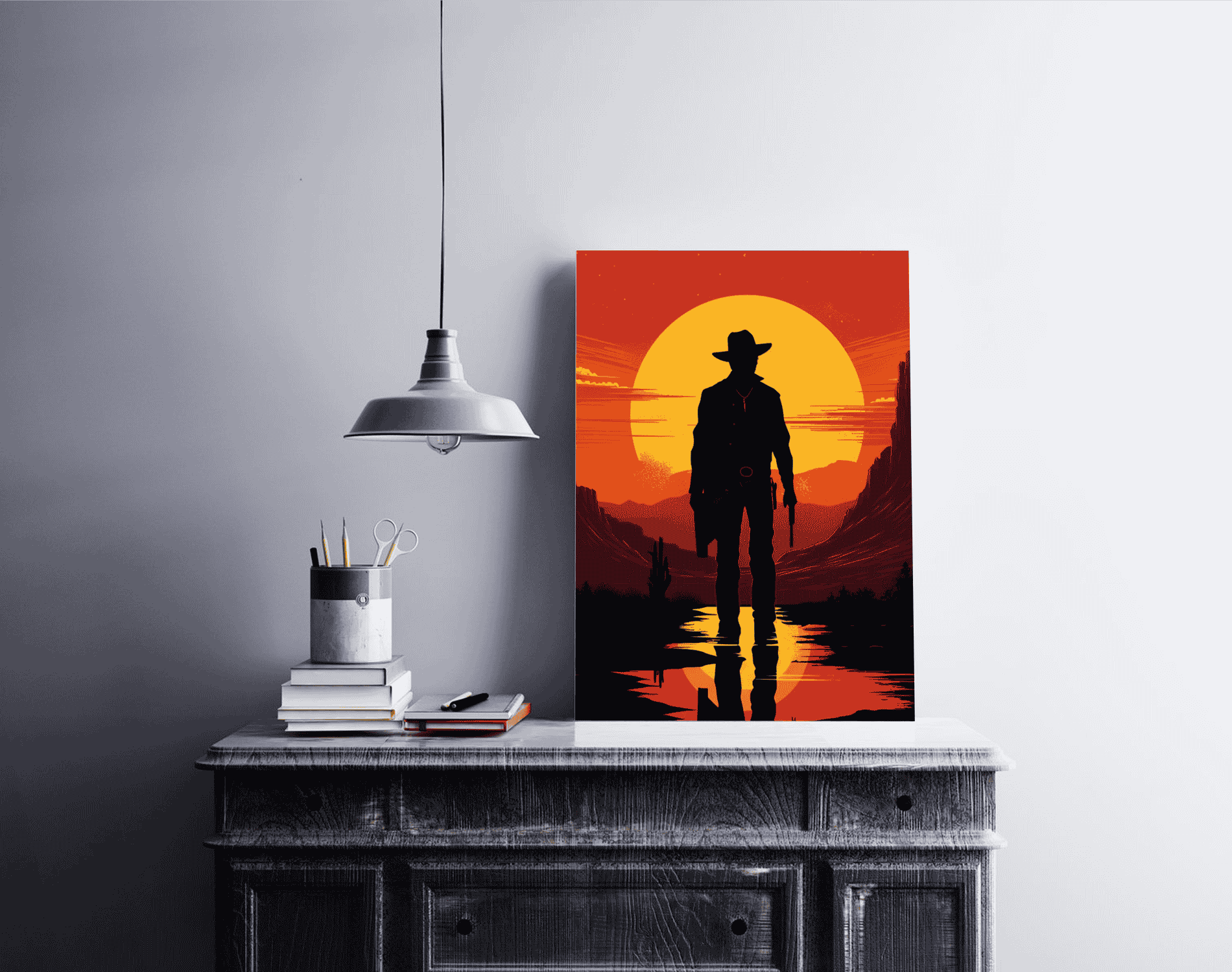 Cowboy Sunset