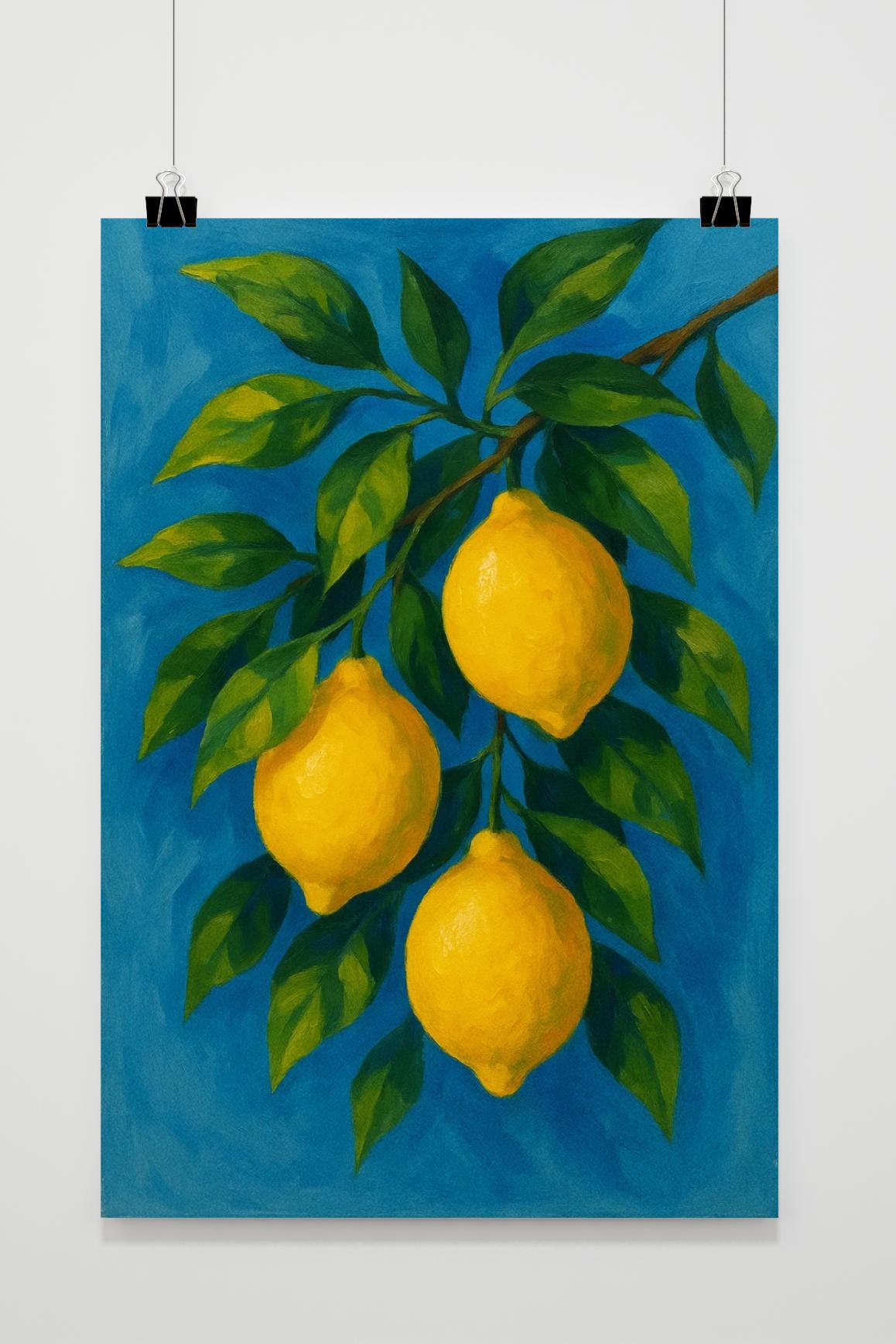 Lemon Aquarel in interieur