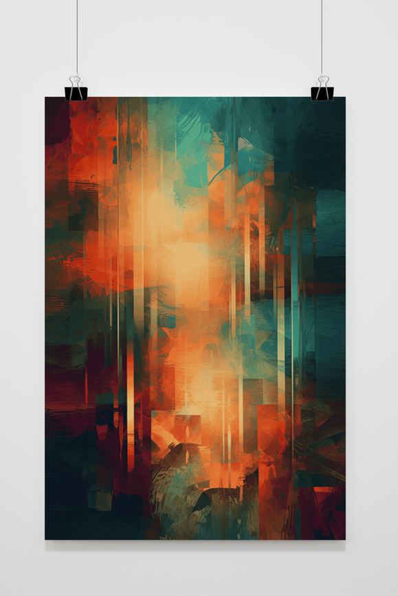 Póster Vintage Abstract de 25 Artstreet