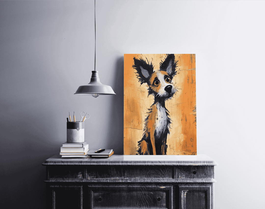 Hond Abstract Poster