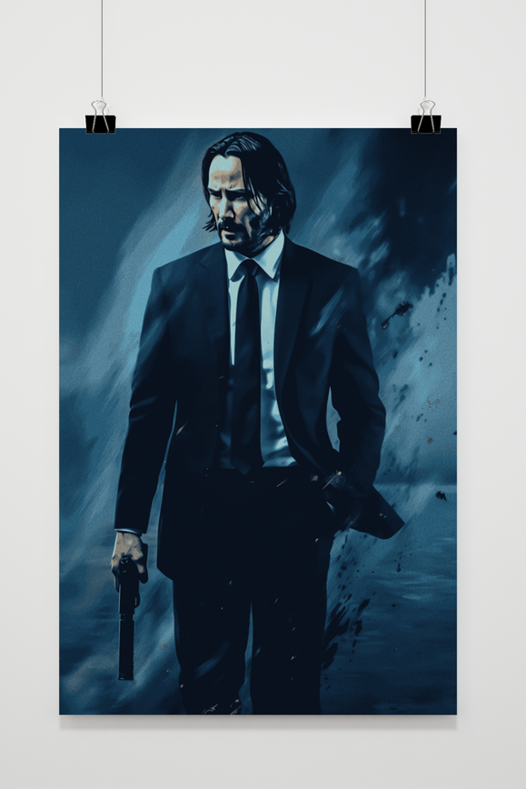 John Wick Gun poster