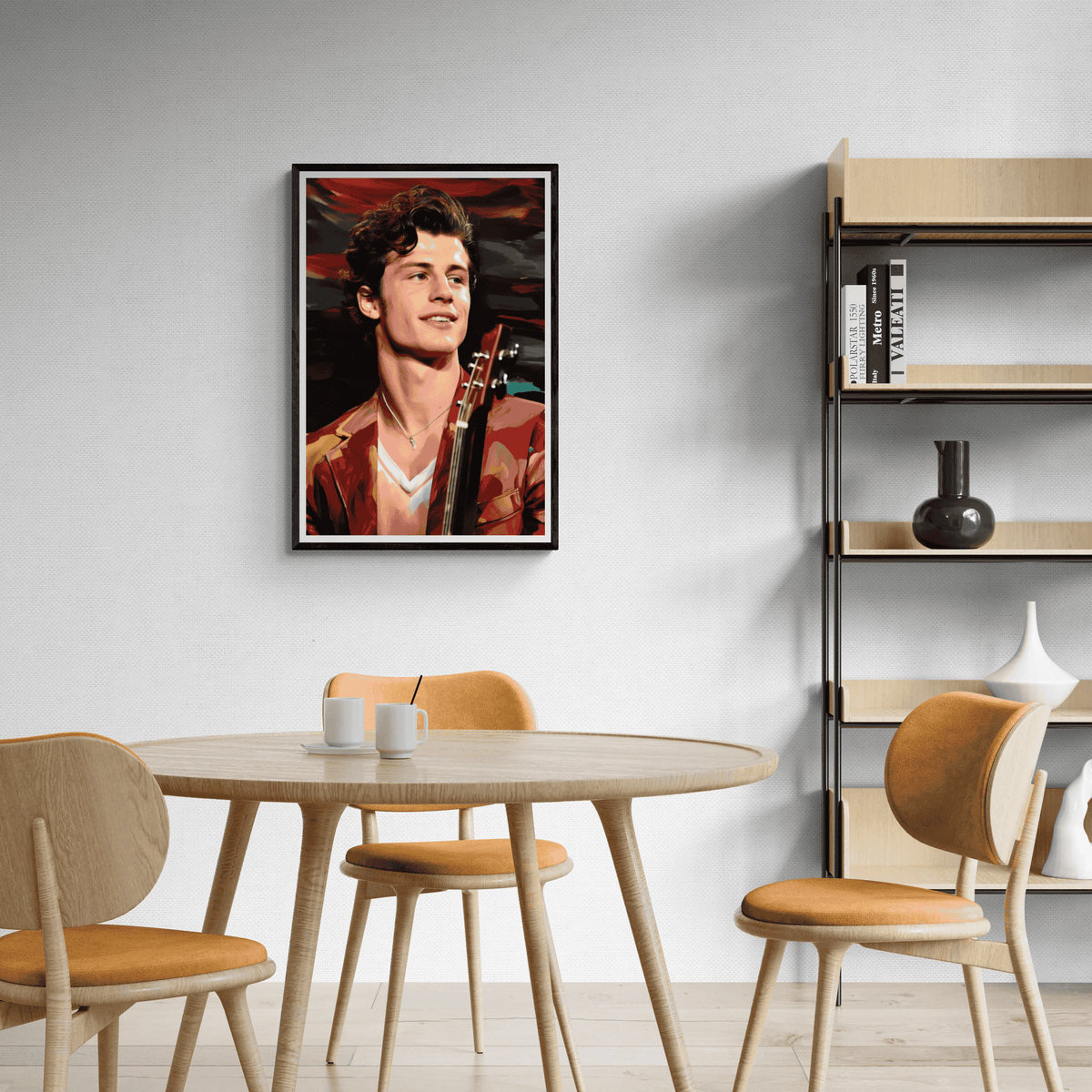 Shawn Mendes en un interior