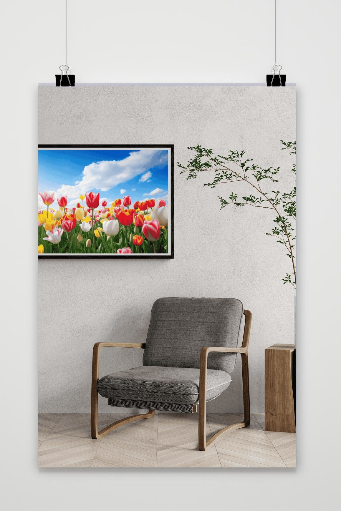 Póster Tulpenveld de 25 Artstreet