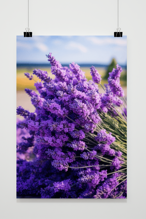 Póster Arbusto de Lavanda
