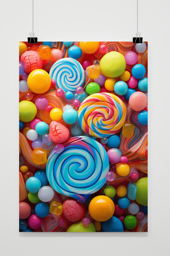 Lollies en Snoep poster