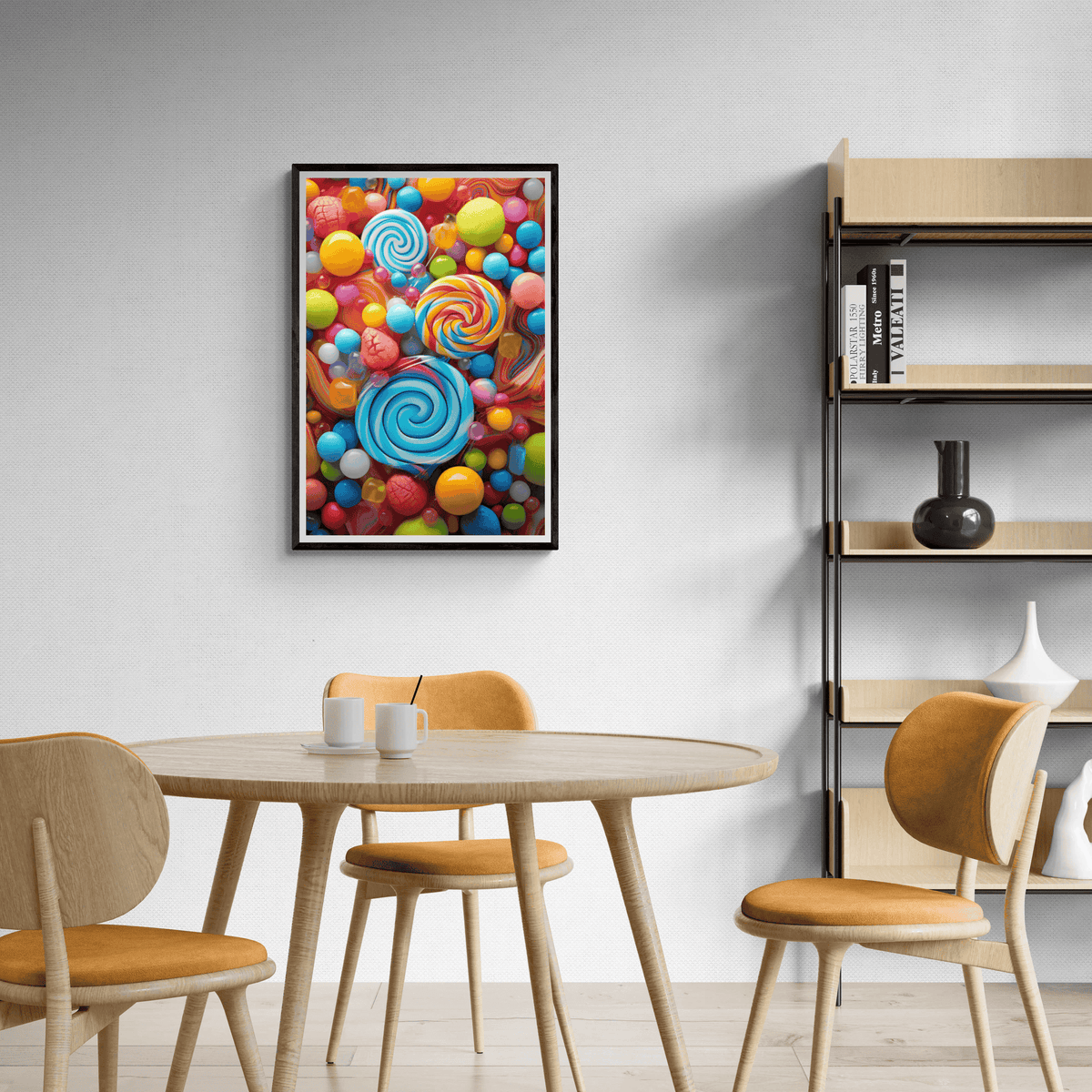 Piruletas y Chuches en un interior