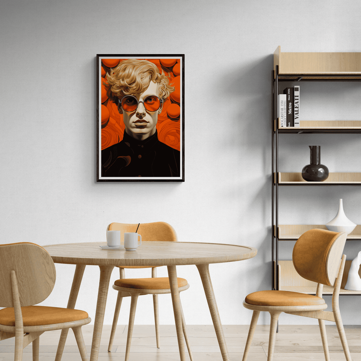 Andy Warhol en un interior