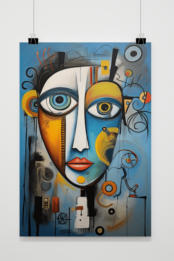 Póster Arte Estilo Picasso de 25 Artstreet
