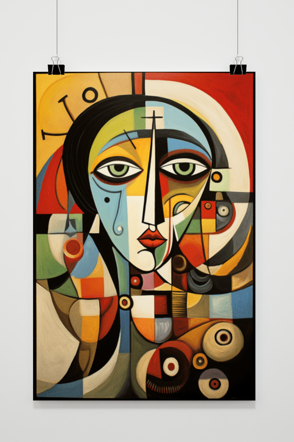 Póster Picasso Meets Mondriaan de 25 Artstreet