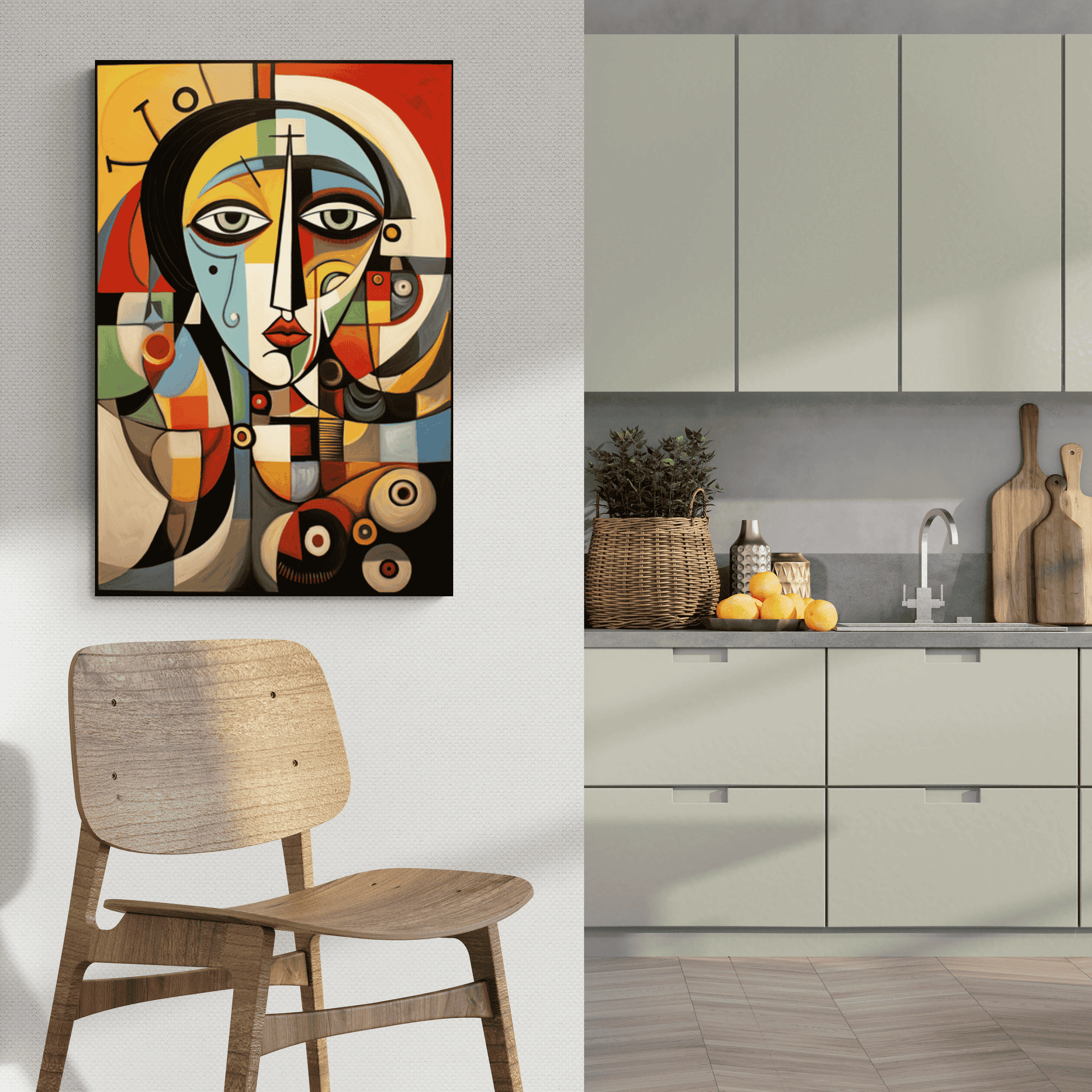 Picasso trifft Mondrian