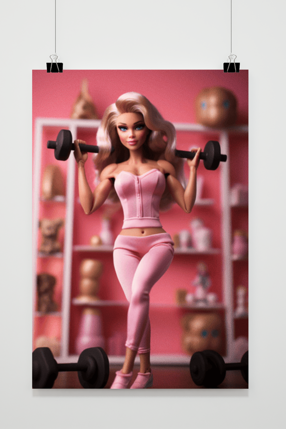 Póster Pop Fitness de 25 Artstreet