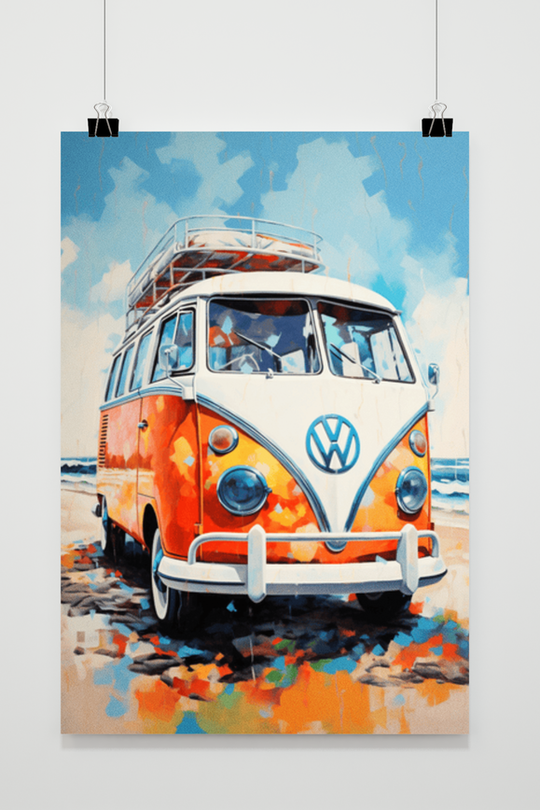 Volkswagen Bus Beach