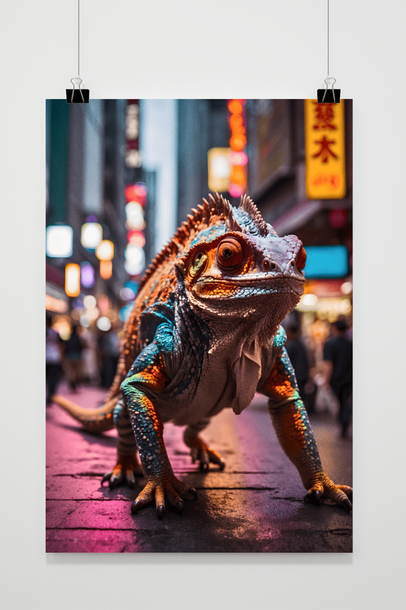 Póster Urban Kameleon de 25 Artstreet