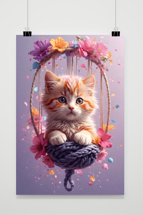 Cat on a Rope poster