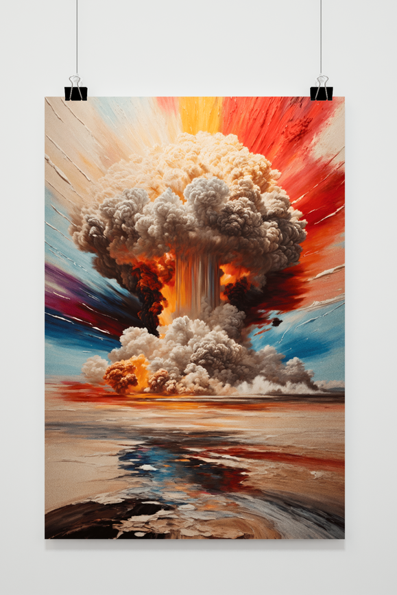 Póster Pintura Explosión de 25 Artstreet